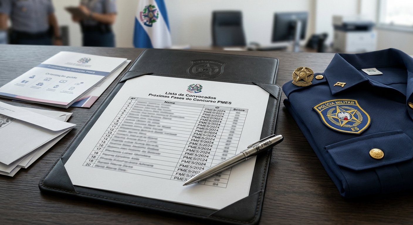 Entenda as Próximas Fases do Concurso PMES